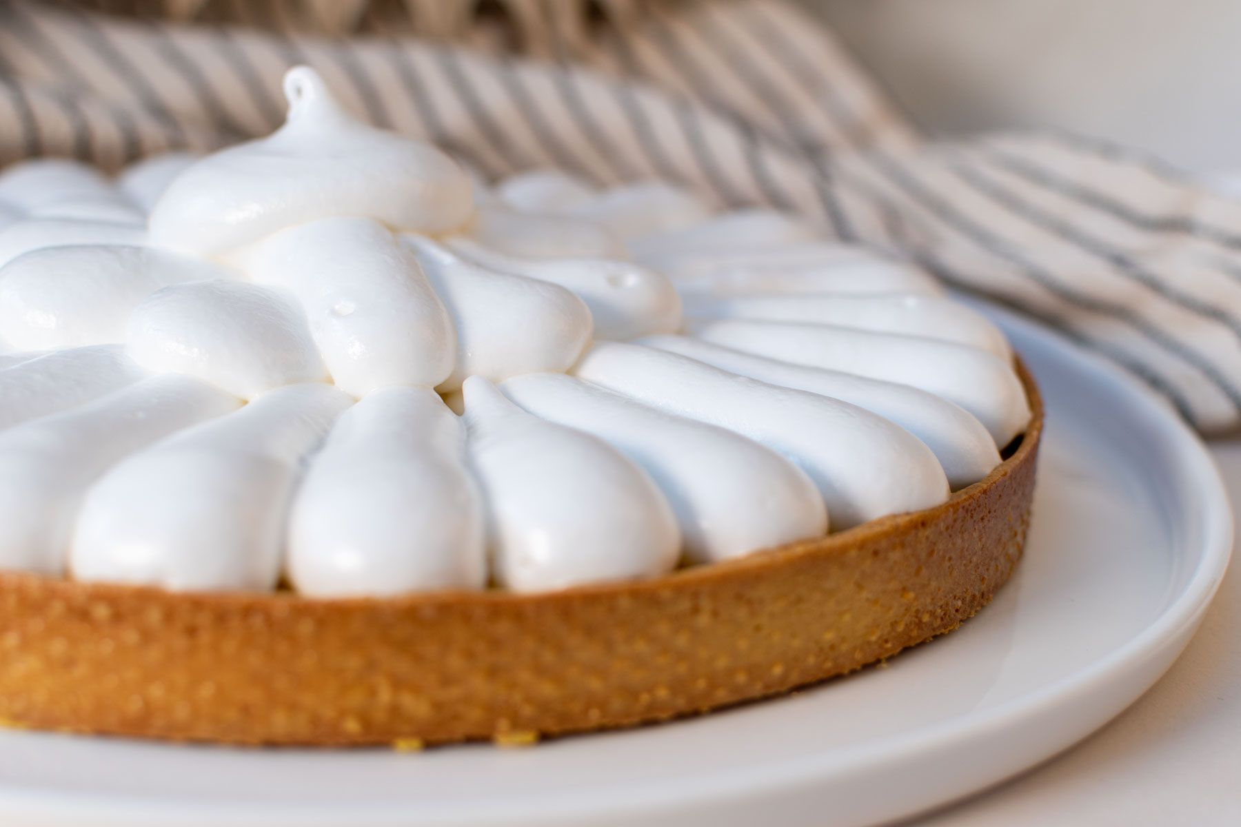 Tarte au citron meringuée réalisée avec le cours "Les tartes classiques" d'Artesane