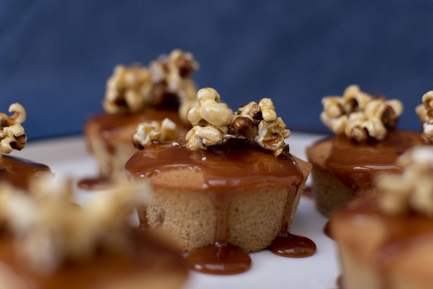 gâteaux recouverts de caramel