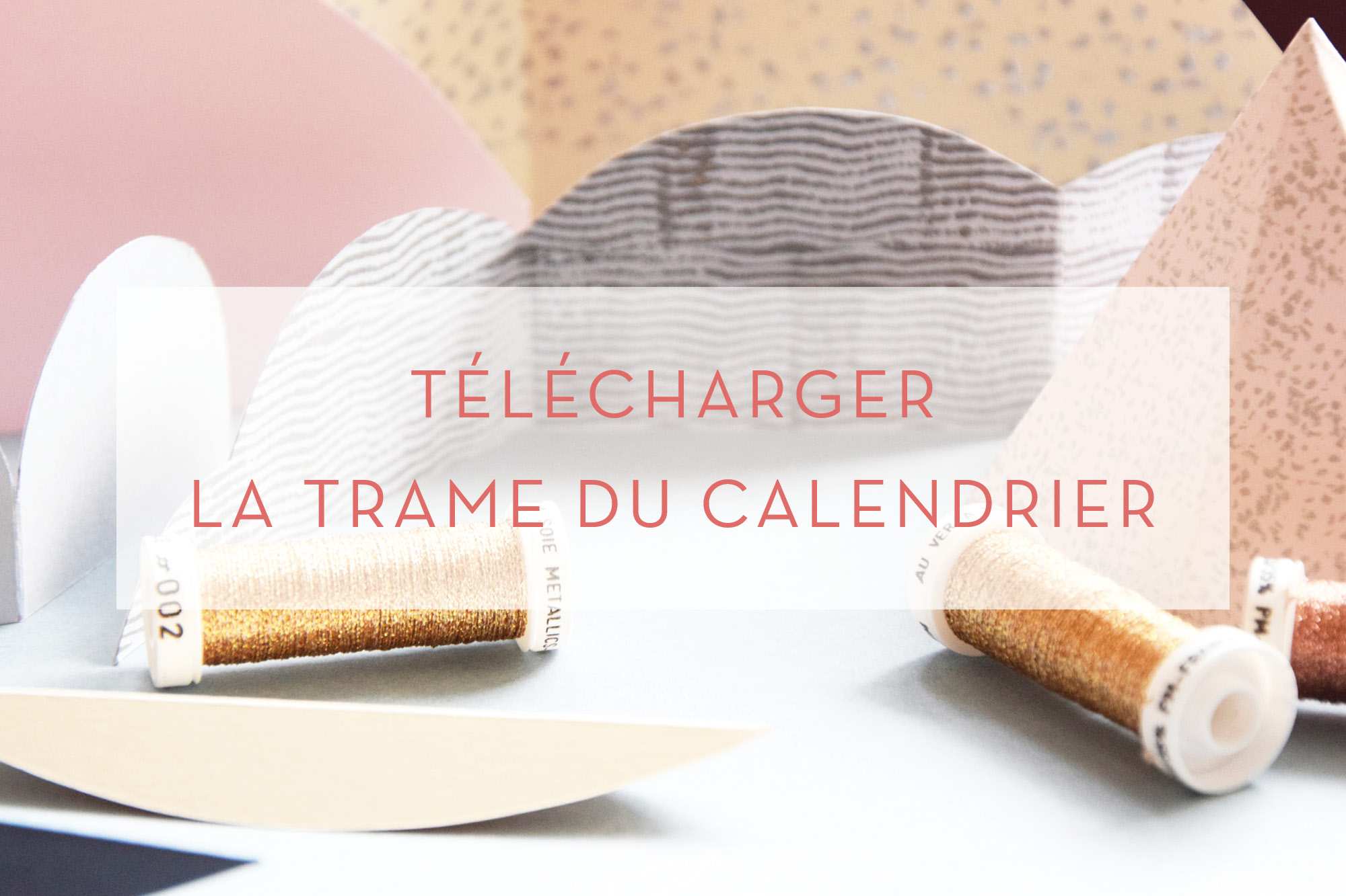 Défi broderie frenchie N°3 : le calendrier de l'avent