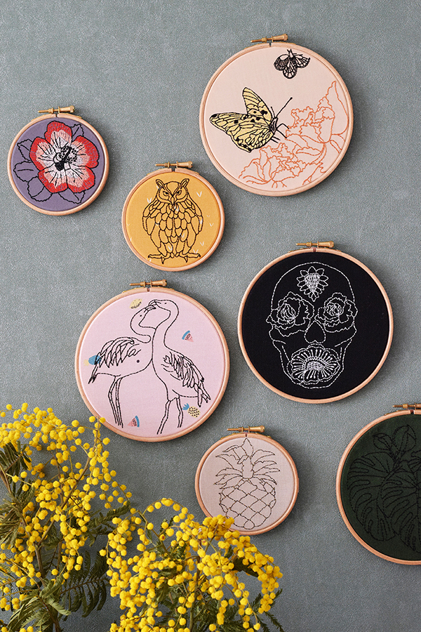 Hoop art, réaliser de jolies finitions pour son tambour brodé