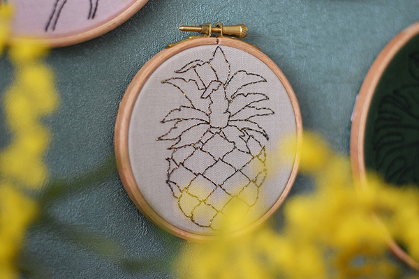 Hoop art, réaliser de jolies finitions pour son tambour brodé