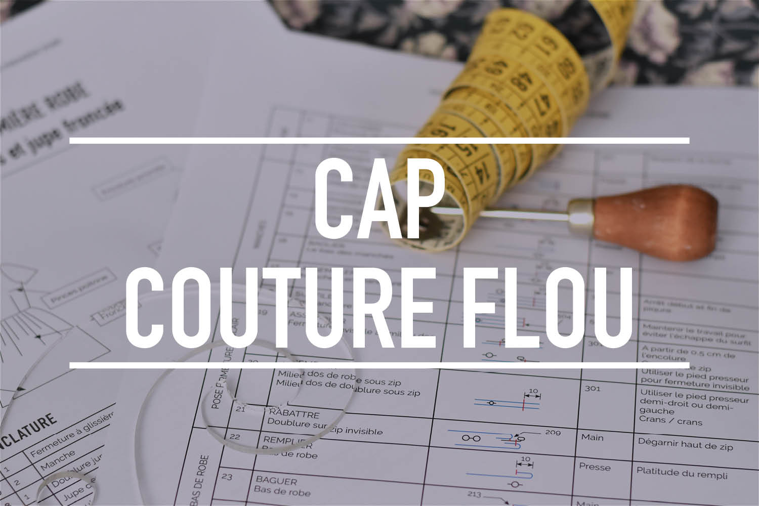 CAP couture flou