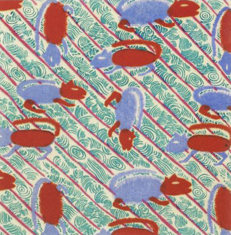 Tissu sérigraphié