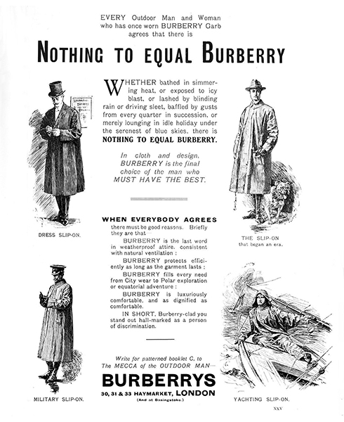 planche burberry