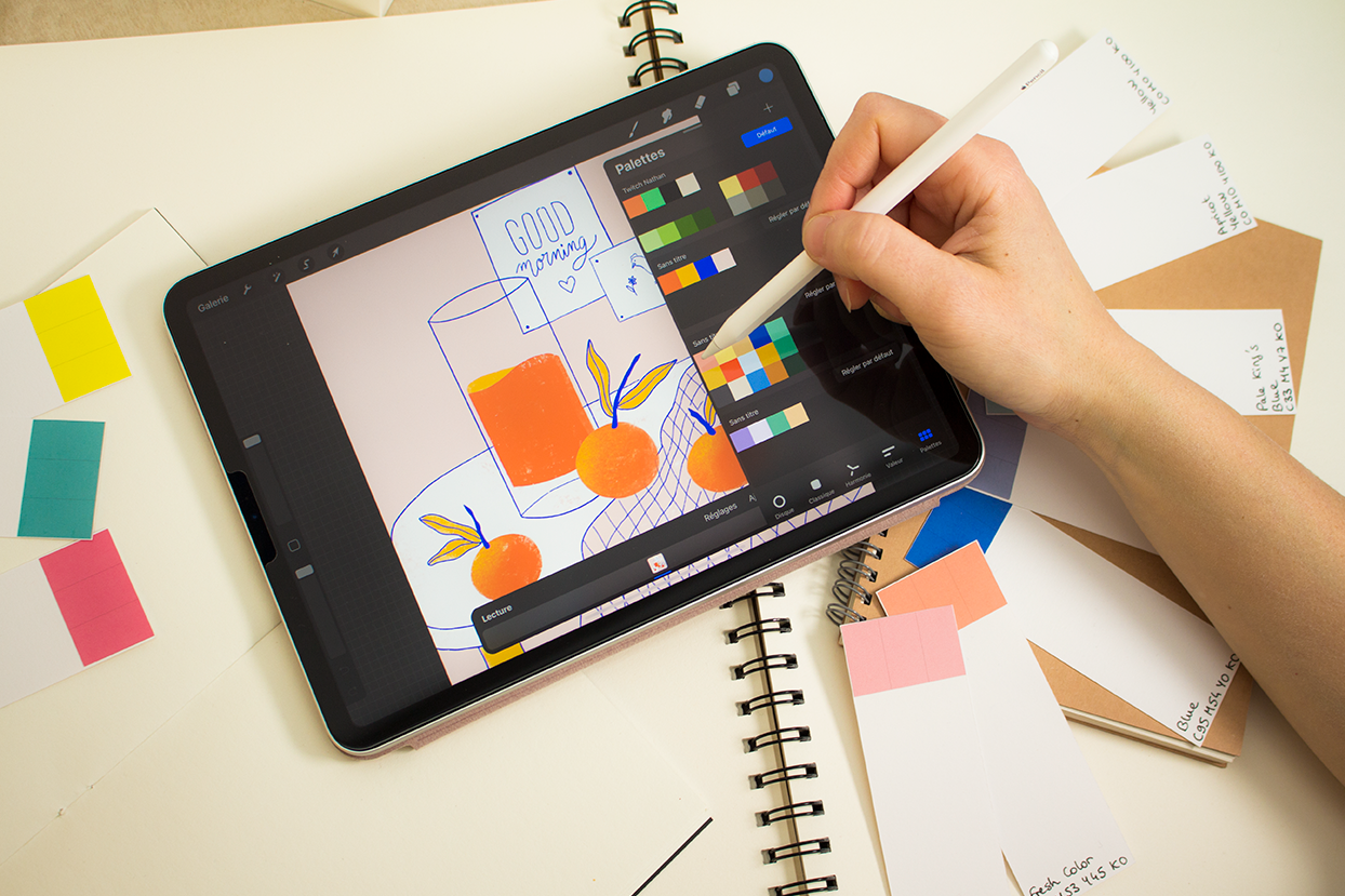 Le guide des pinceaux sur Procreate